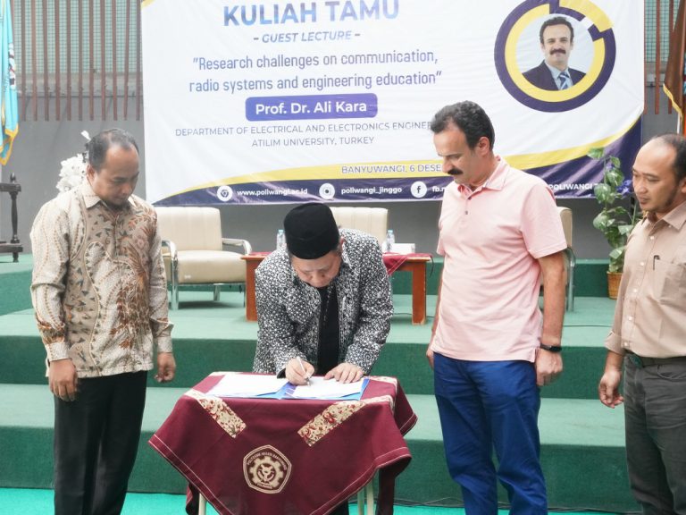ATILIM UNIVERSITY GANDENG POLIWANGI KEMBANGKAN PENELITIAN TENTANG RADIO COMMUNICATION SYSTEM DAN ENGINEERING EDUCATION