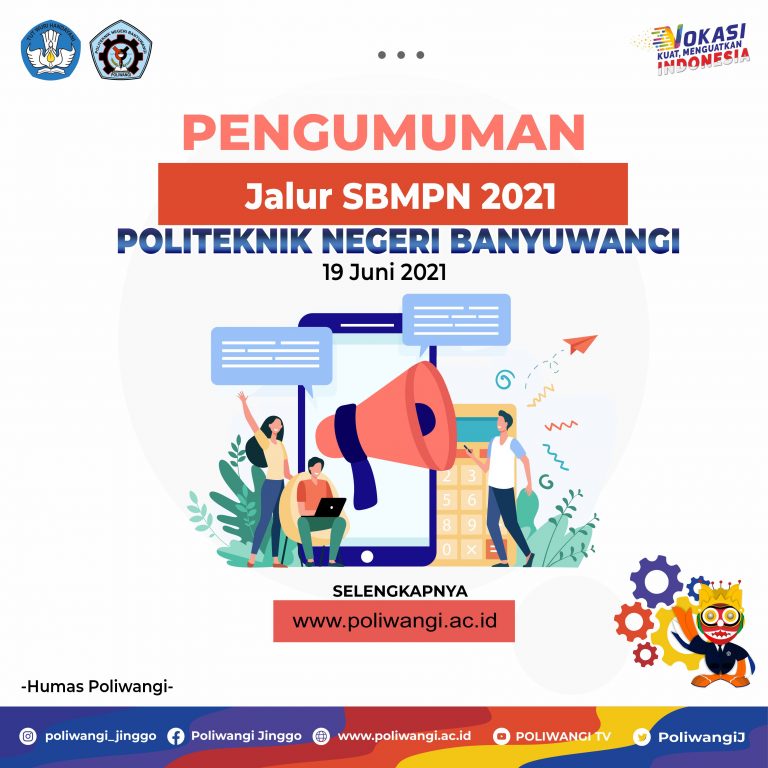 PENGUMUMAN SBMPN 2021 POLITEKNIK NEGERI BANYUWANGI