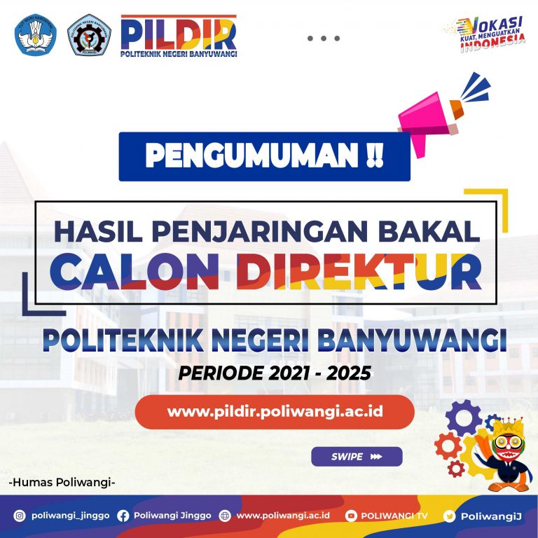 PENGUMUMAN BAKAL CALON DIREKTUR POLIWANGI PERIODE 2021-2025