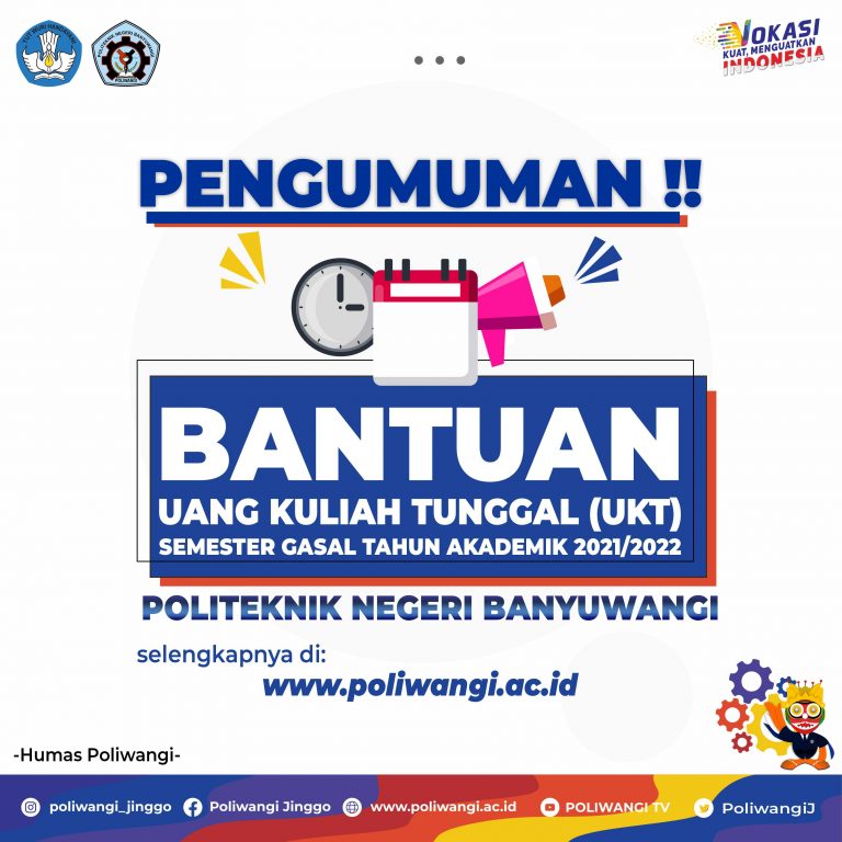 PENETAPAN MAHASISWA ON-GOING PENERIMA BANTUAN UANG KULIAH TUNGGAL SEMESTER GASAL TAHUN AKADEMIK 2021-2022