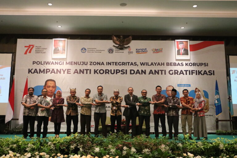Politeknik Negeri Banyuwangi Menuju Zona Integritas Wilayah Bebas Korupsi – Kampanye Anti Korupsi dan Gratifikasi