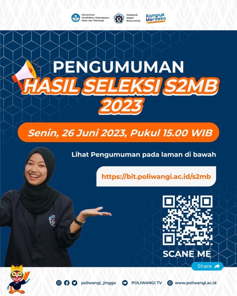 HASIL SELEKSI JALUR SM2B POLIWANGI TAHUN 2023