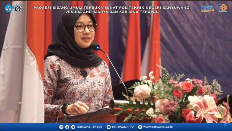 Bupati Banyuwangi Hadiri Gelaran Wisuda ke XVII Politeknik Negeri Banyuwangi tahun Akademik 2022/2023
