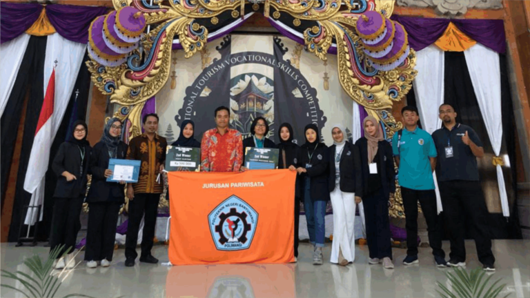 MAHASISWA POLITEKNIK NEGERI BANYUWANGI RAIH JUARA DI NATIONAL TOURISM VOCATIONAL SKILLS COMPETITION 2023