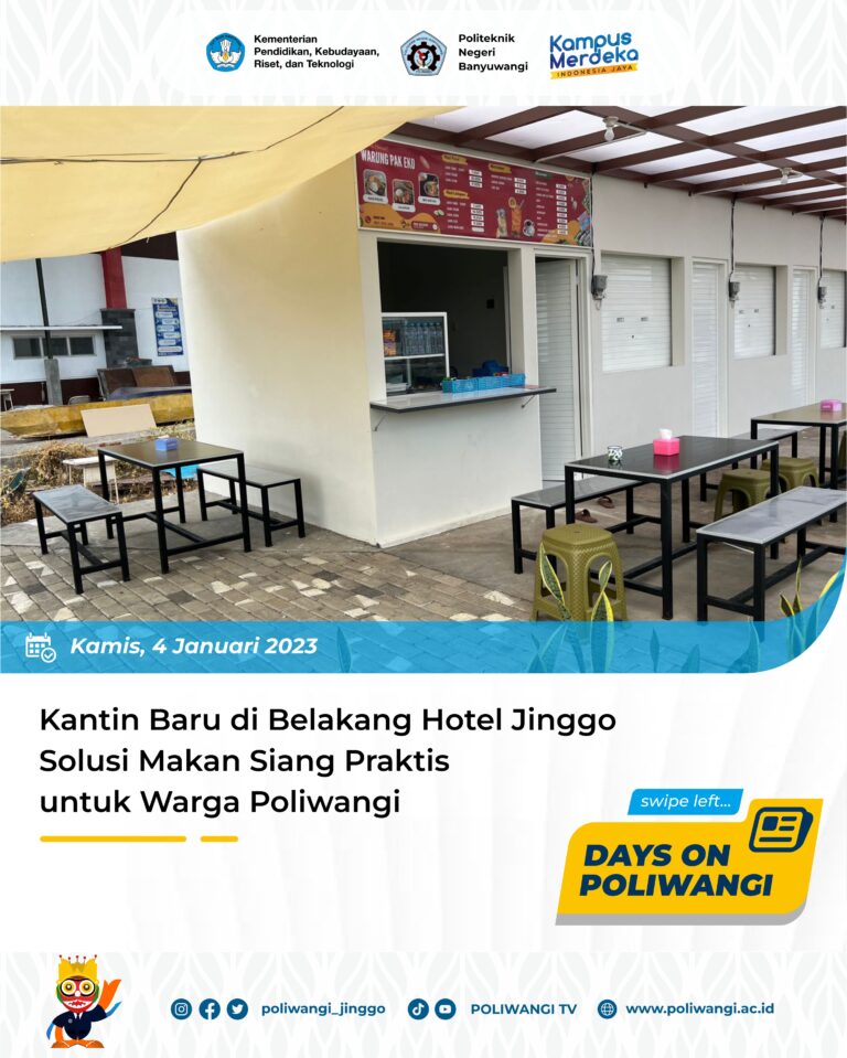 Kantin Baru di Belakang Hotel Jinggo Solusi Makan Siang Praktis untuk Warga Poliwangi