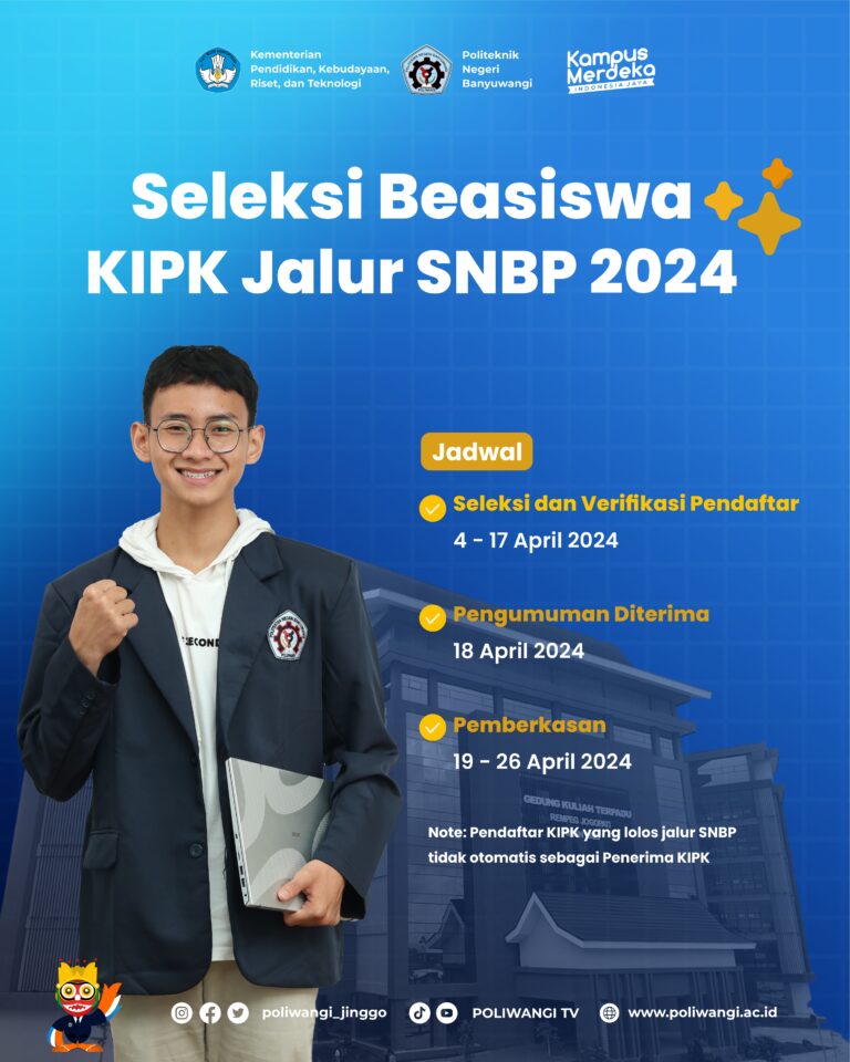 Pengumuman Seleksi Beasiswa KIPK Jalur SNBP 2024
