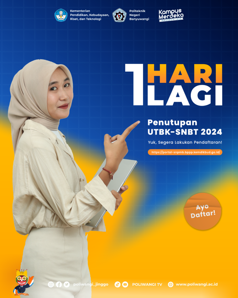 H-1 Pendaftaran UTBK-SNBT 2024