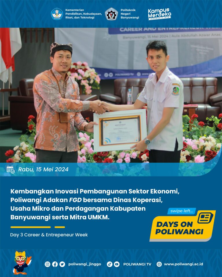 Poliwangi Adakan FGD Bersama Diskopumdag dan Mitra UMKM Banyuwangi