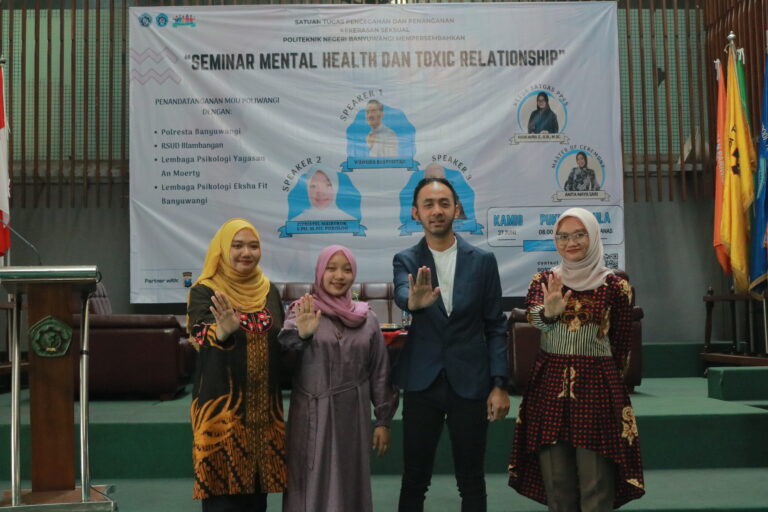 Satgas PPKS Politeknik Negeri Banyuwangi Gelar Seminar Mental Health dan Toxic Relationship