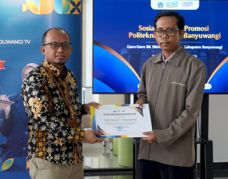 Poliwangi Melaksanakan Sosialisasi dan Promosi Kepada Guru BK Se-Kabupaten Banyuwangi