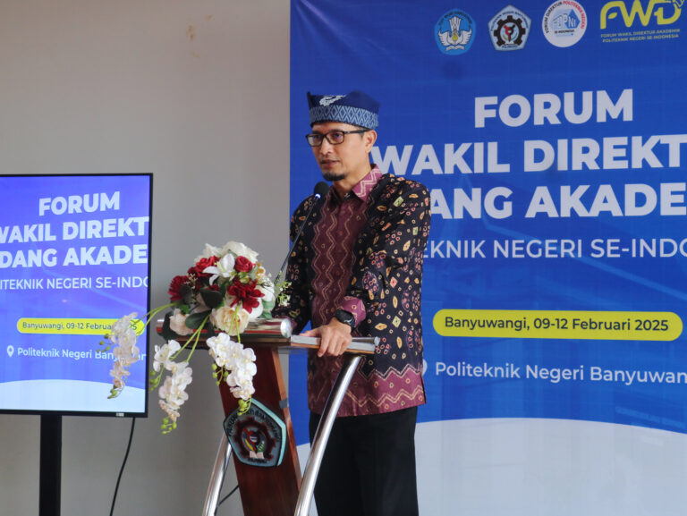 Bersinergi untuk Pendidikan Vokasi Pertemuan Wakil Direktur 1 Politeknik Negeri se-Indonesia