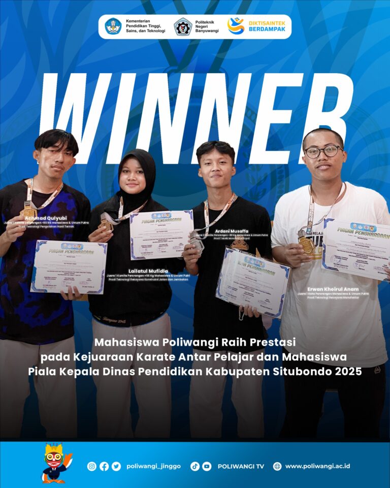 Mahasiswa Poliwangi Raih Prestasi Membanggakan di Ajang Karate dan Taekwondo 2025
