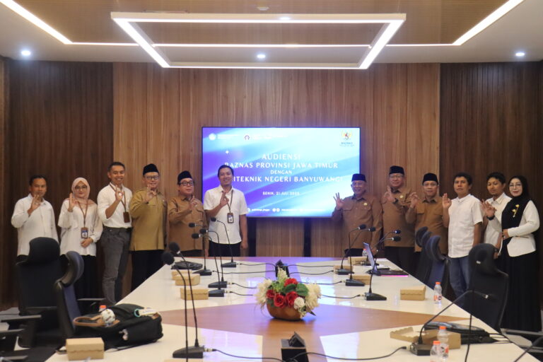 BAZNAS Jawa Timur Jalin Silaturahmi dan Rencana Kerja Sama dengan Politeknik Negeri Banyuwangi