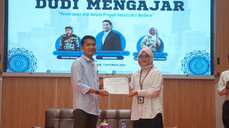 Jurusan Teknik Sipil Poliwangi Gelar Kuliah Tamu Mengenai Penerapan Building Information Modeling (BIM) untuk Mahasiswa Baru Teknik Sipil
