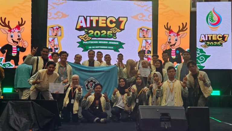 Mahasiswa Poliwangi Raih Prestasi Gemilang di AITeC 7 2025 Politeknik Negeri Jember