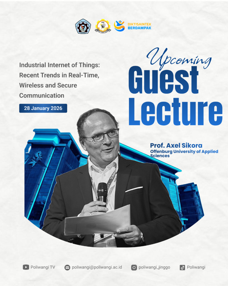 Poliwangi Gelar Kuliah Tamu Internasional Bahas Tren Terkini Industrial Internet of Things