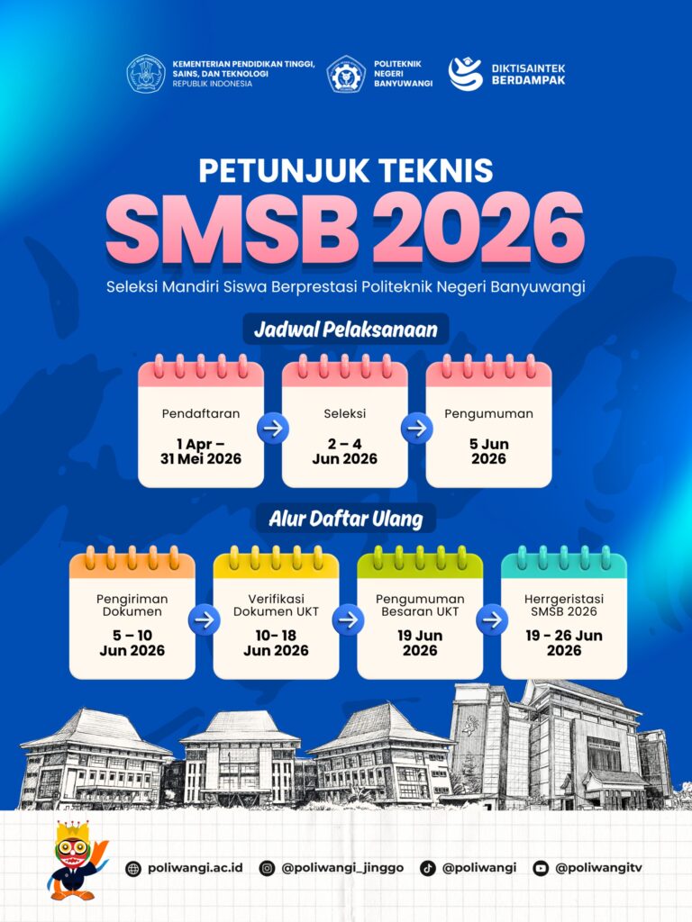 PETUNJUK TEKNIS SELEKSI MANDIRI SISWA BERPRESTASI (SMSB) POLITEKNIK NEGERI BANYUWANGI TAHUN 2026
